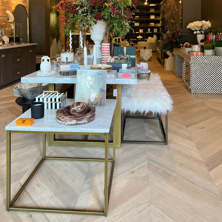 St. Moritz Chevron White Oak Sample