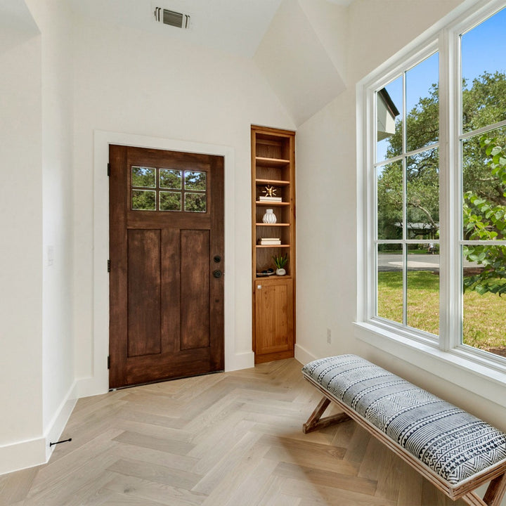 St. Moritz Herringbone White Oak