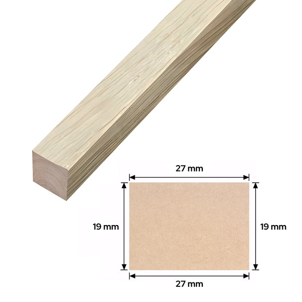 Unfinished Oak Trim Piece