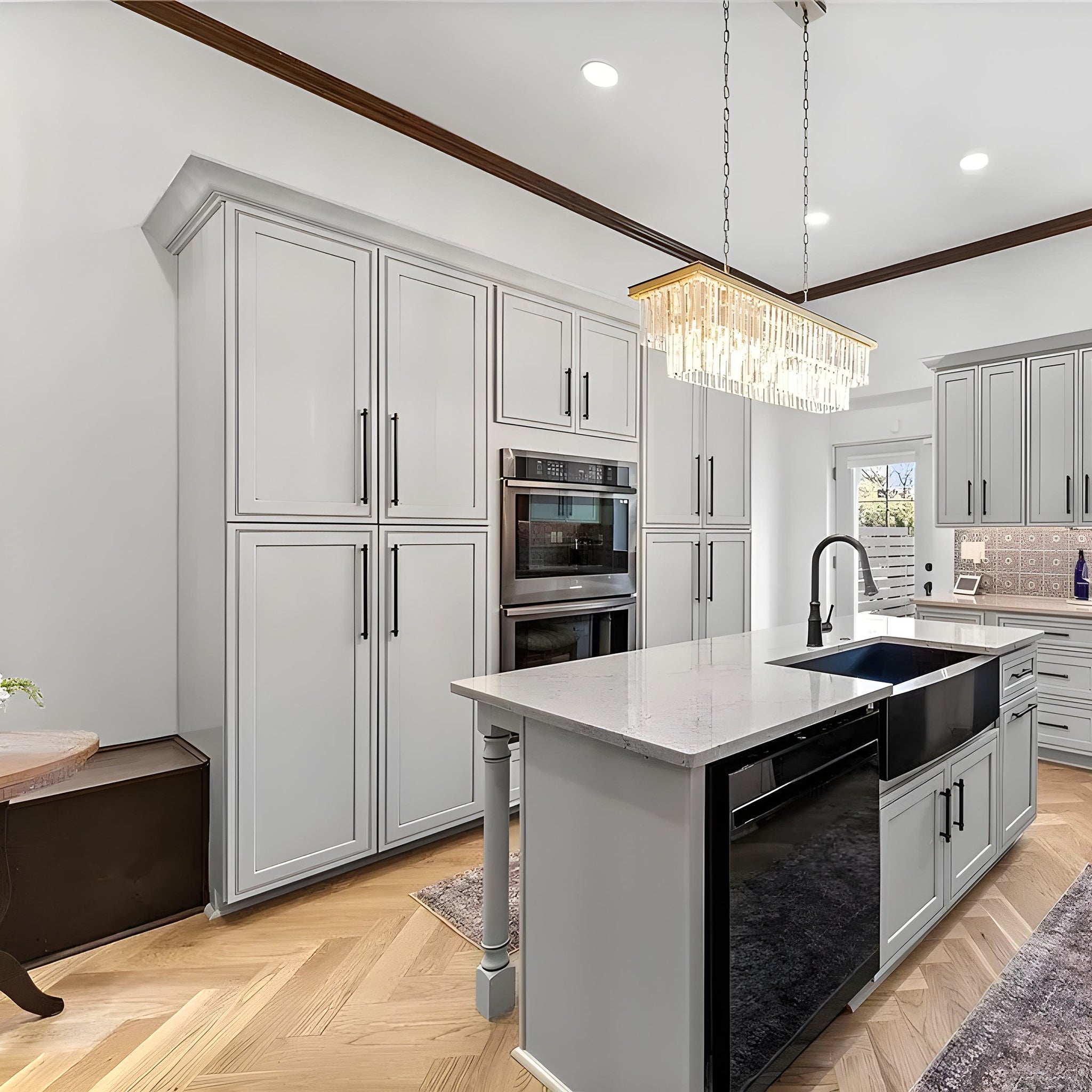 Chalet Herringbone White Oak