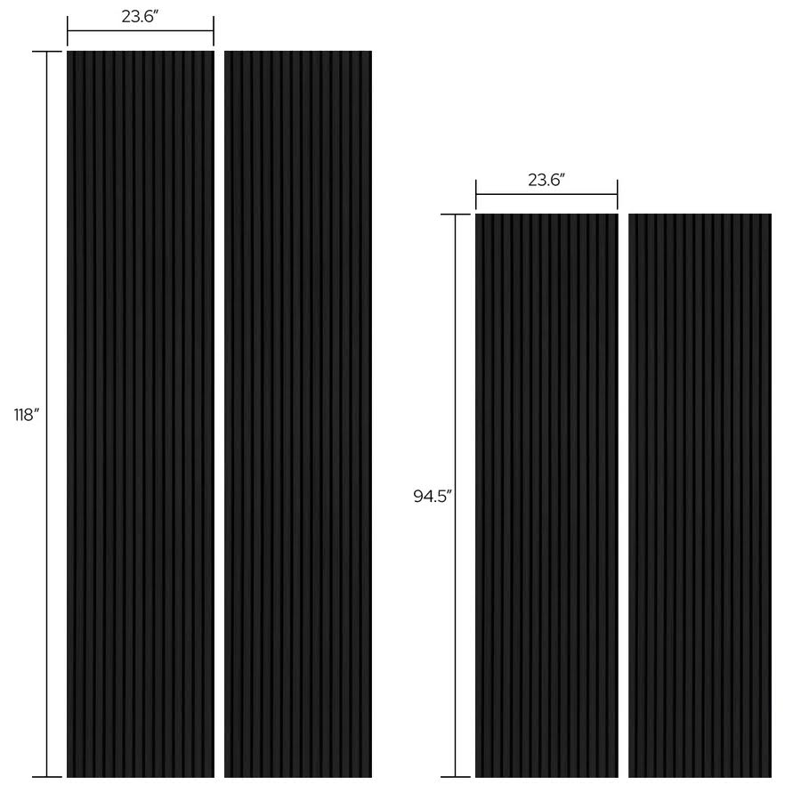 Garrison Midnight Oak Acoustic Slat Panels