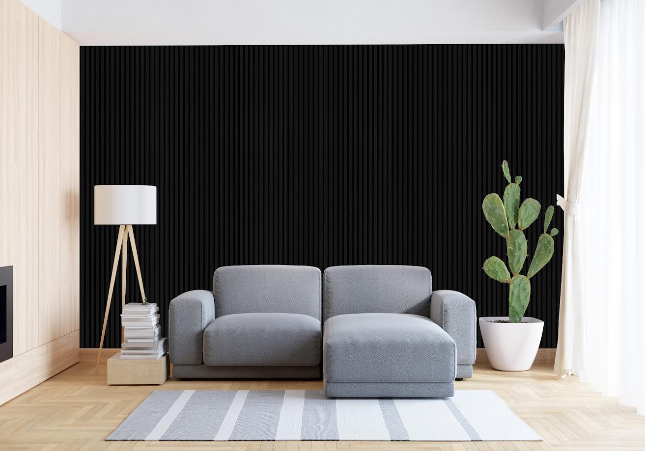 Garrison Midnight Oak Acoustic Slat Panels