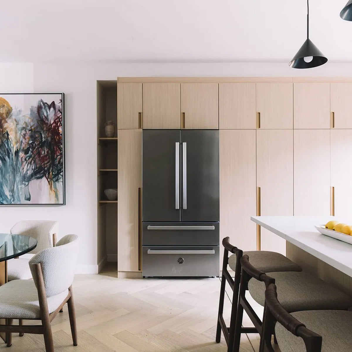 St. Moritz Herringbone White Oak