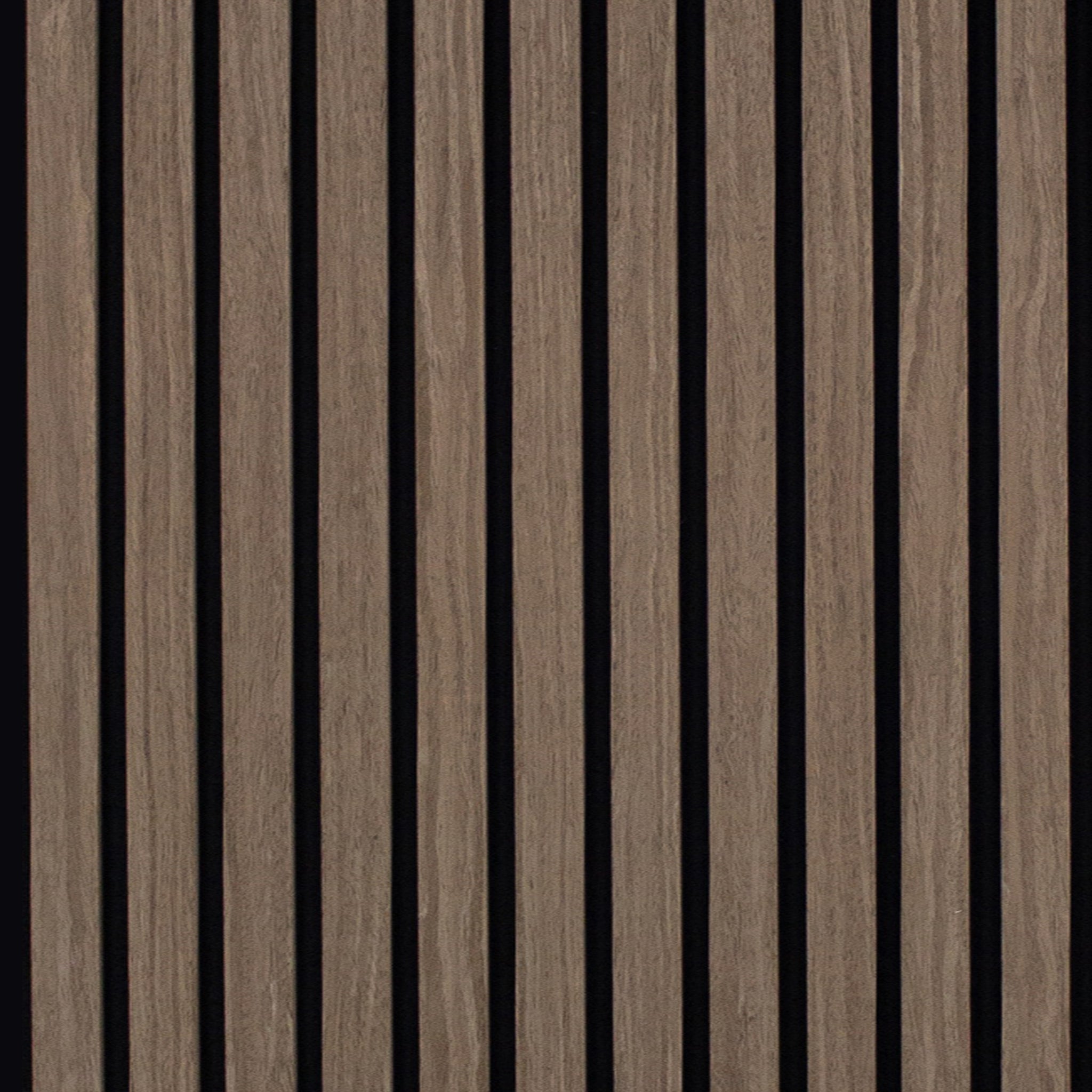 Warm Oak Acoustic Slat Panels 120" Length