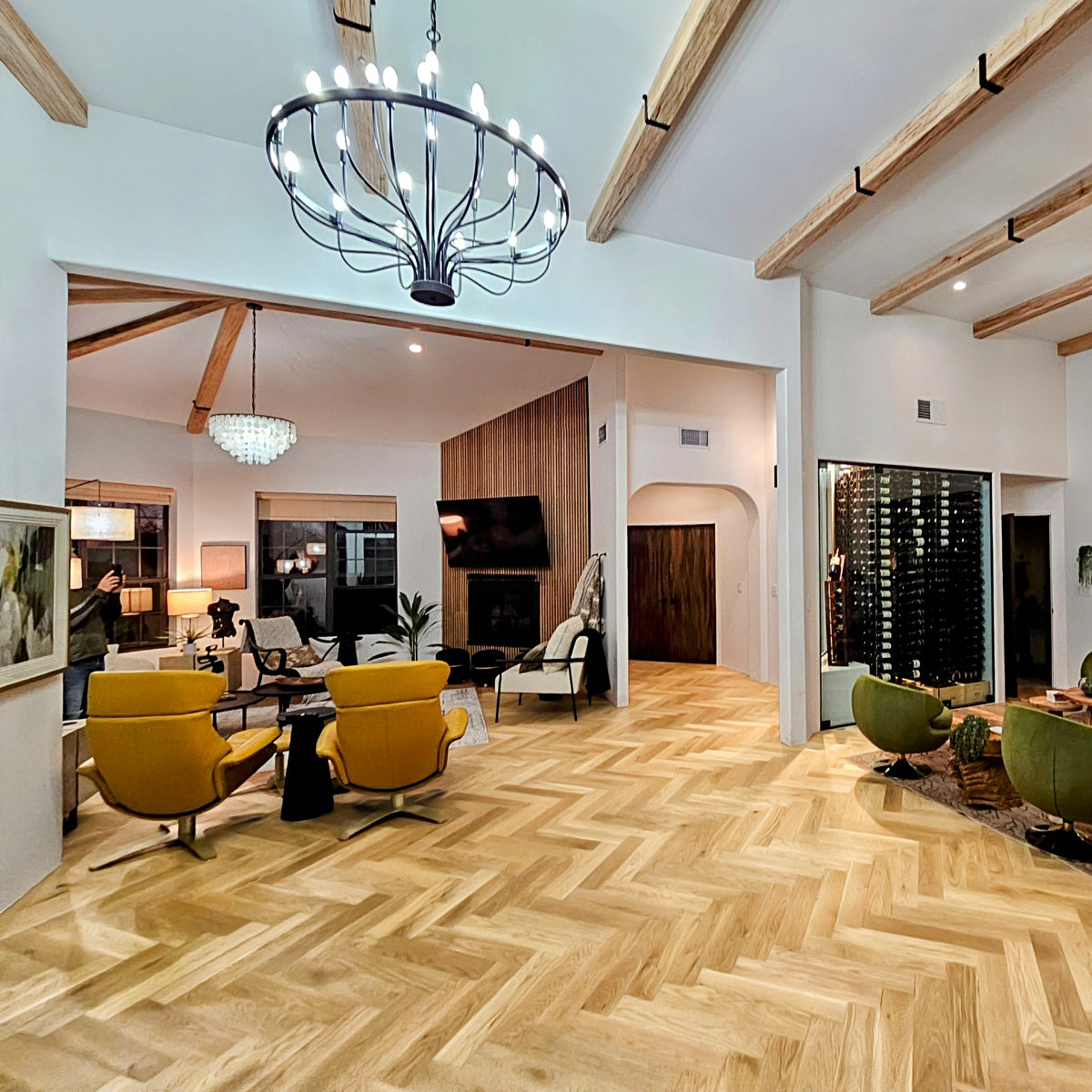 Natural Herringbone White Oak