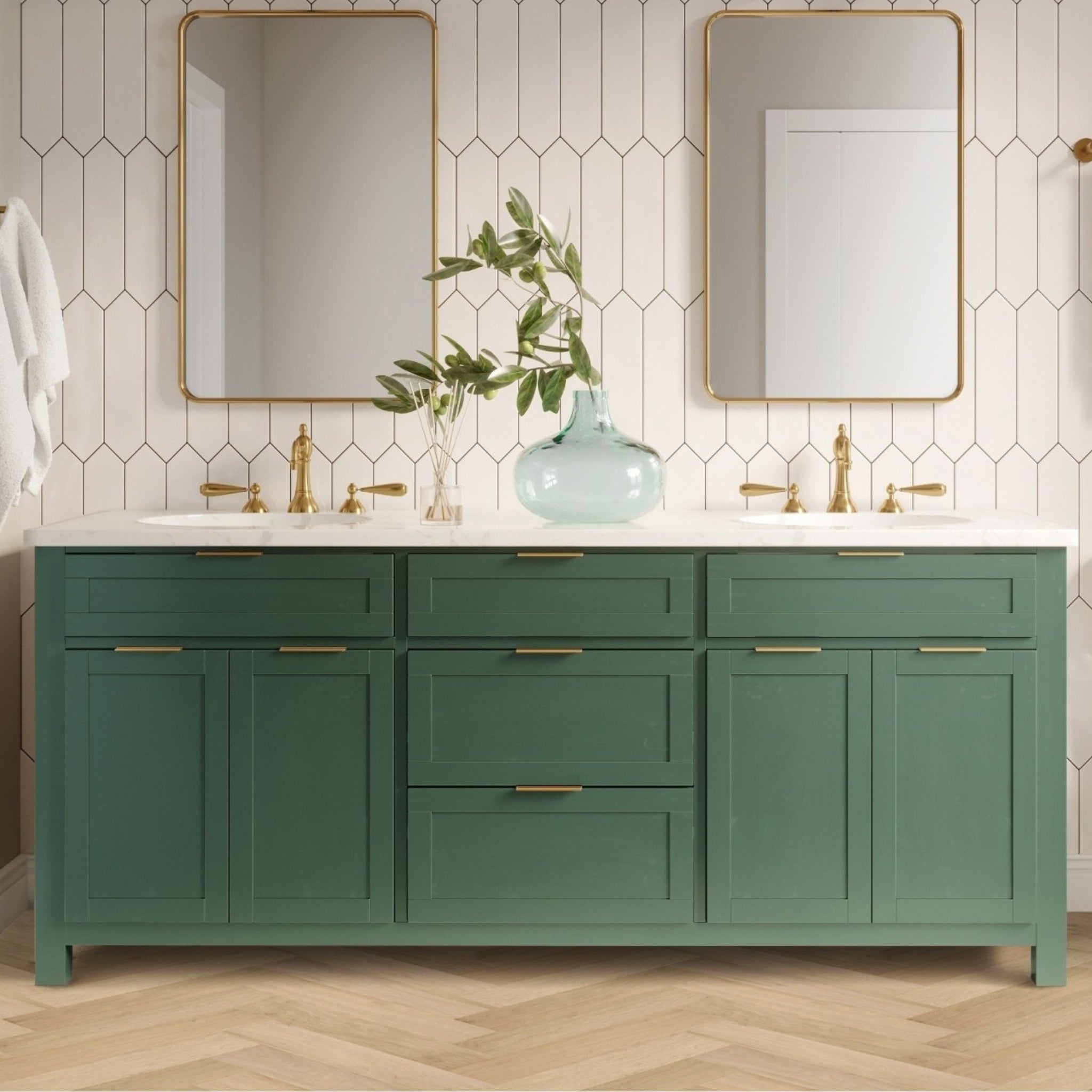 Chambord Herringbone White Oak