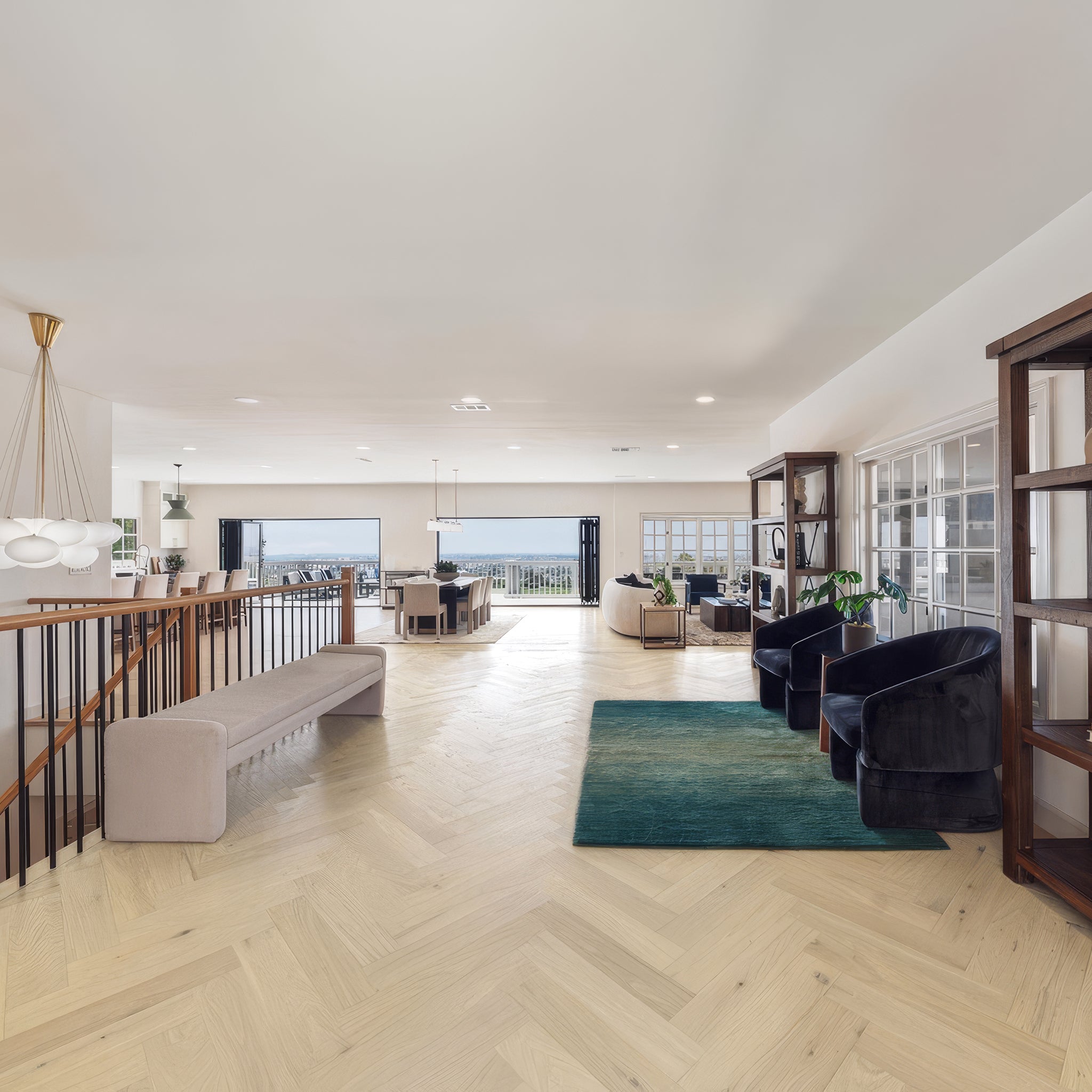 St. Moritz Herringbone White Oak