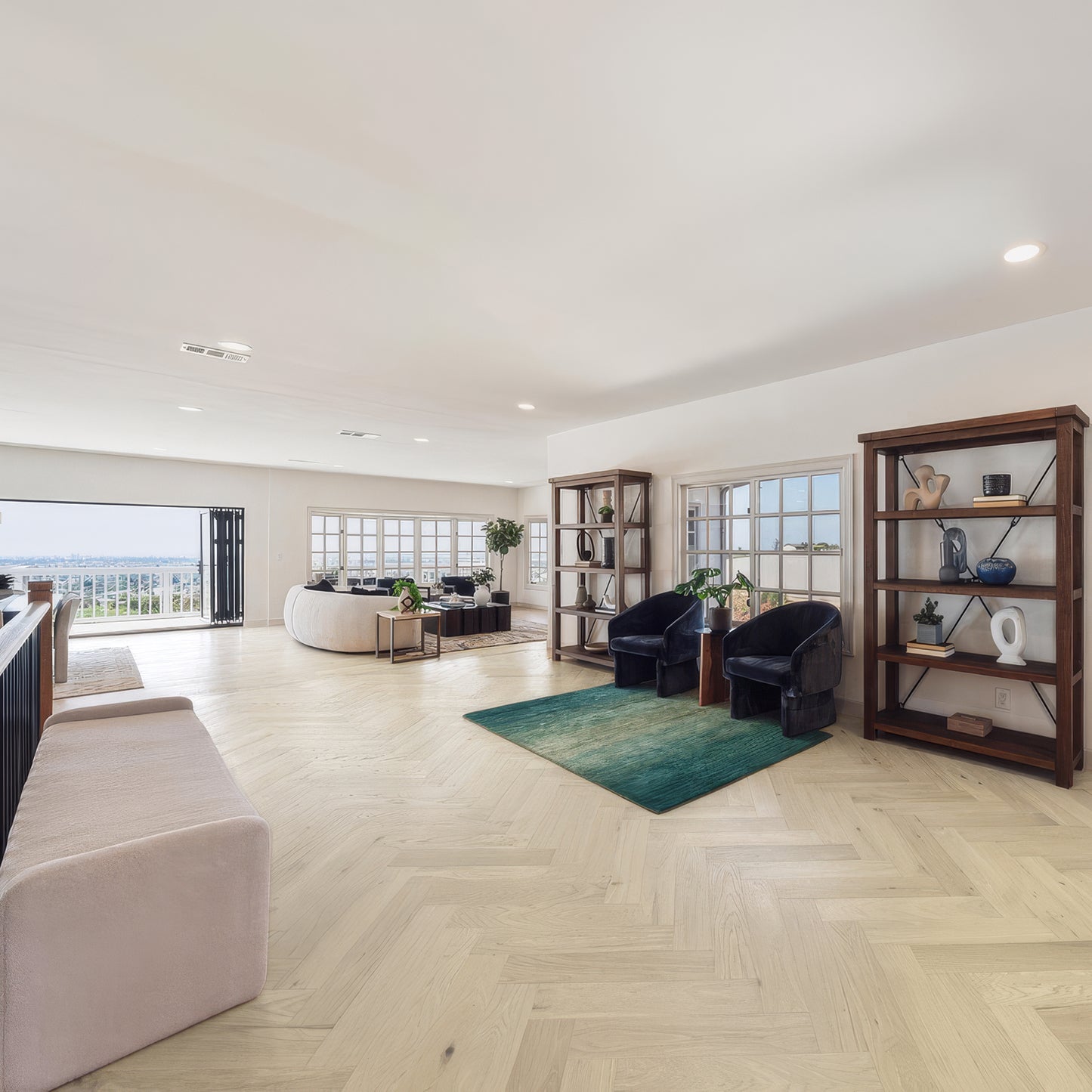 St. Moritz Herringbone White Oak