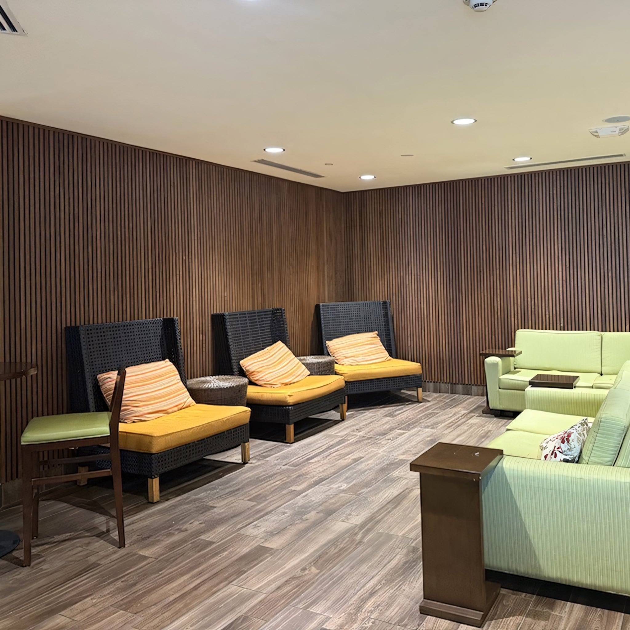 Natural Walnut Acoustic Slat Panels 118" Length