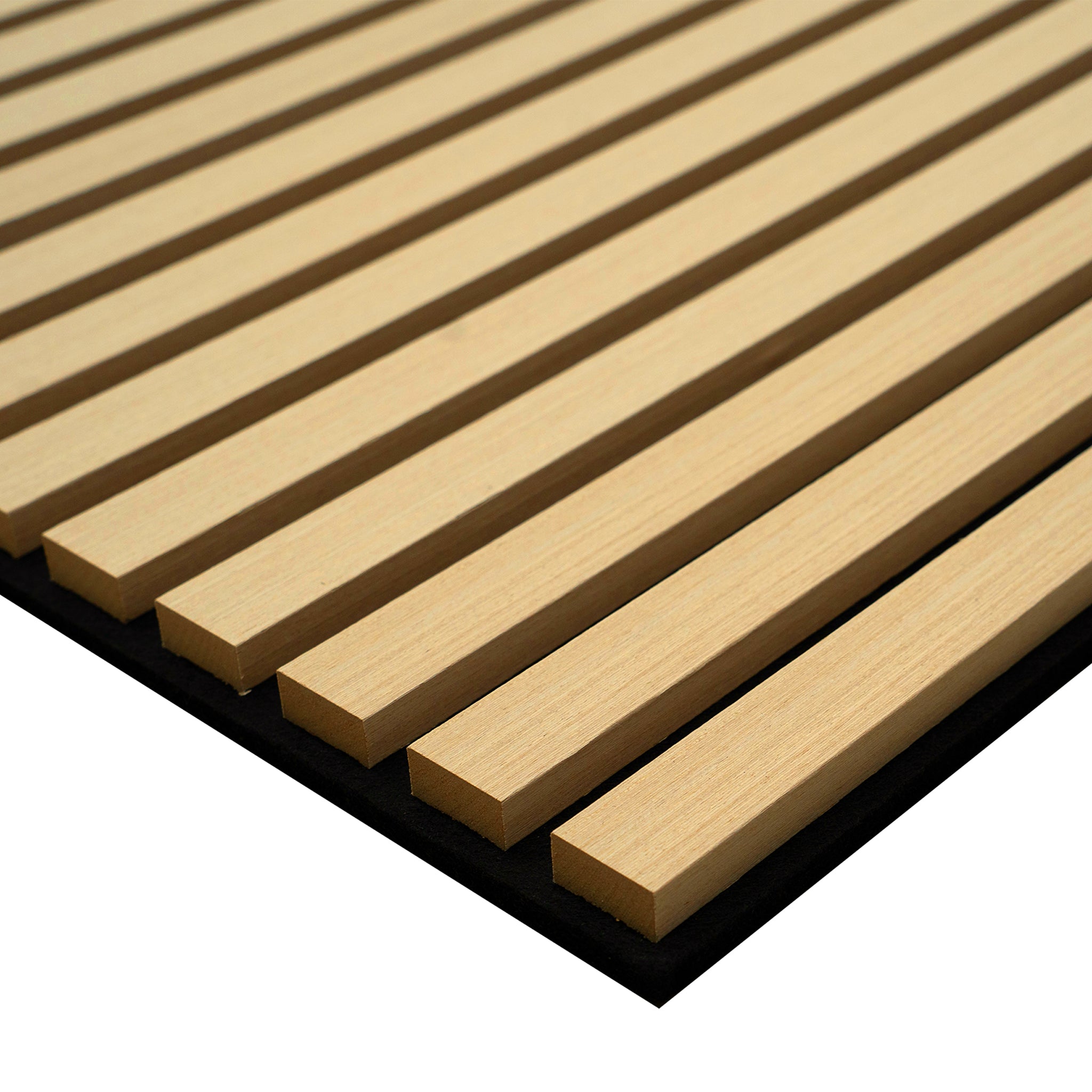 Natural Oak Acoustic Slat Panels 118" Length