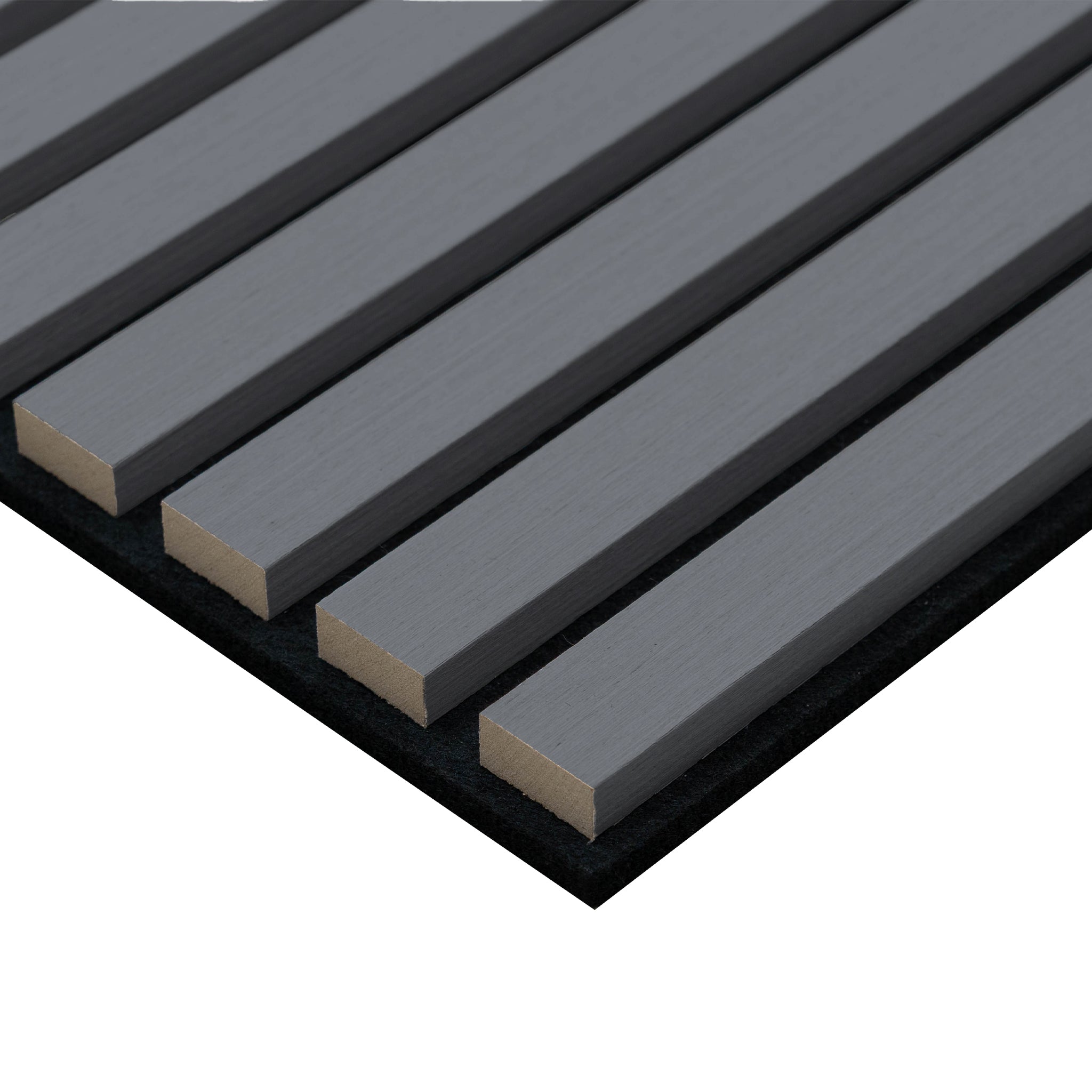 Dusty Grey Oak Acoustic Slat Panels 108.2" Length