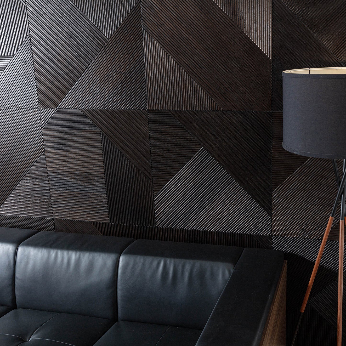Carbonized Ash Forma Wood Tiles