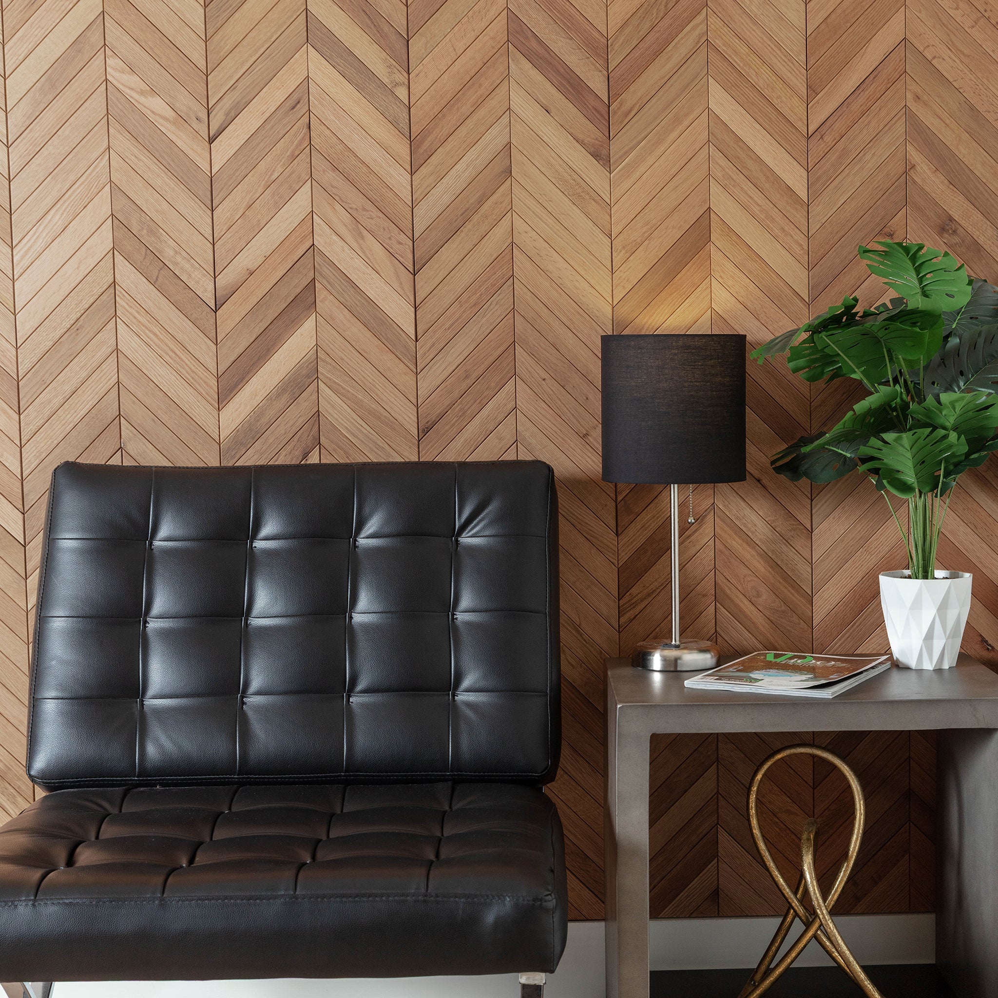 Chevron Natural White Oak