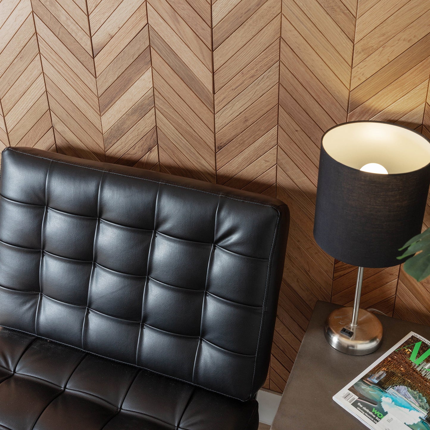 Natural Oak Chevron Panels