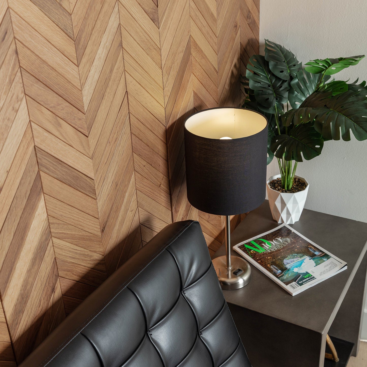 Natural Oak Chevron Panels