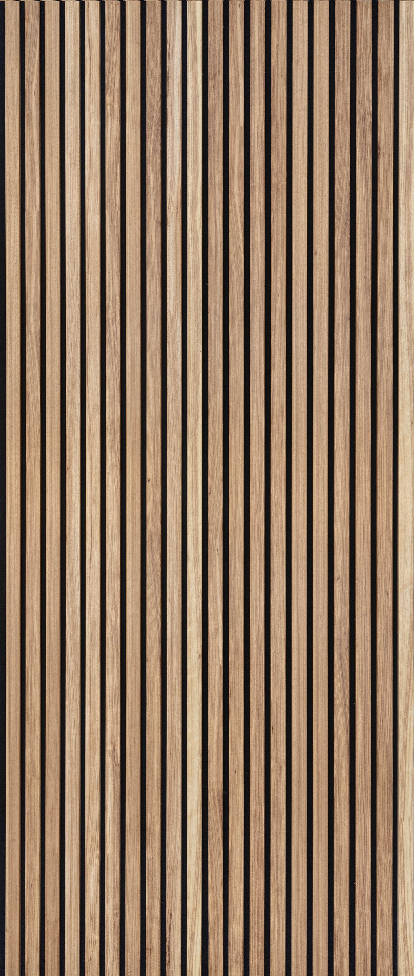 AFD Zebra Wood Extra Wide Acoustic Slat Panel