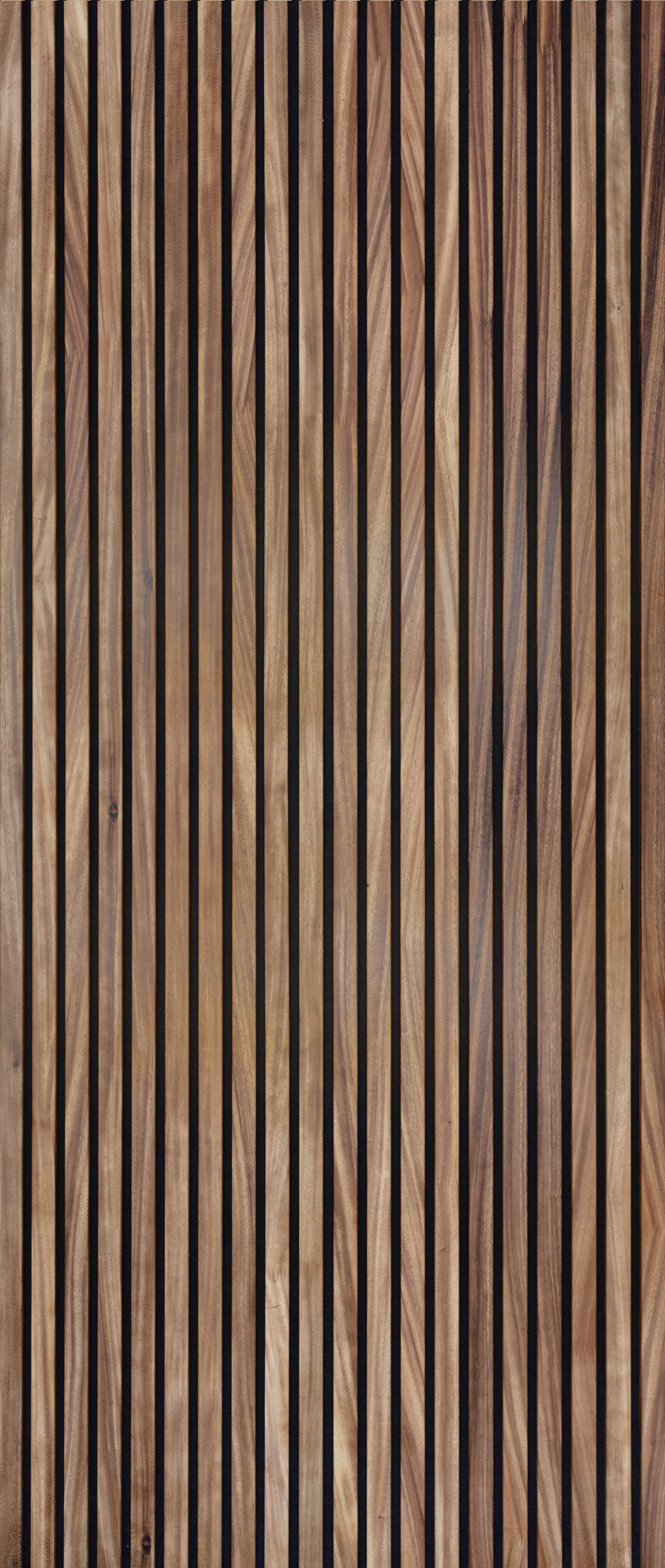 AFD South American Walnut Extra Wide Acoustic Slat Panel