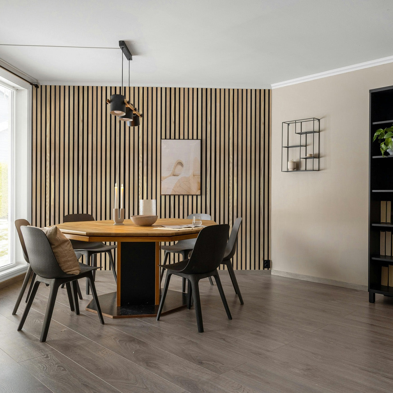 AFD White Oak Extra Wide Acoustic Slat Panels