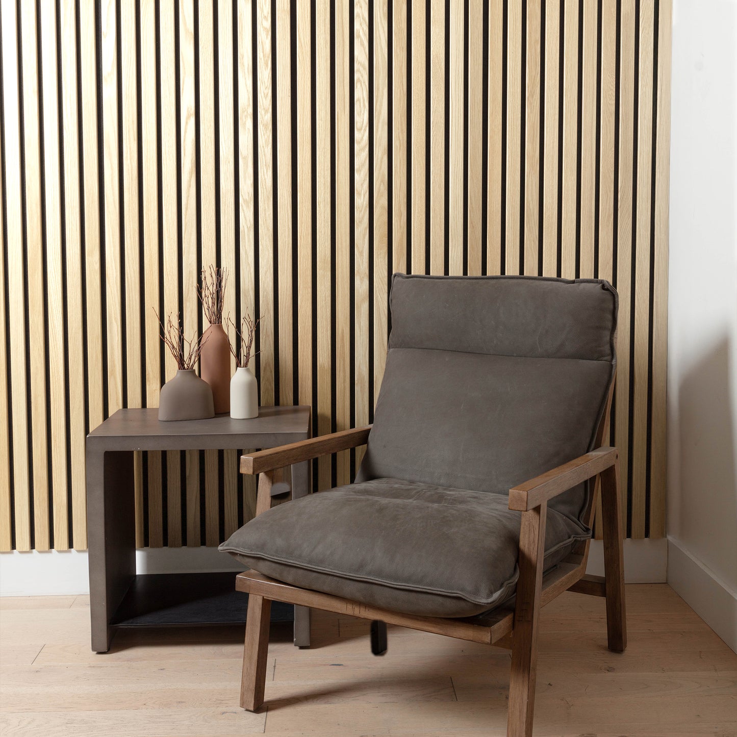 AFD White Oak Extra Wide Acoustic Slat Panels