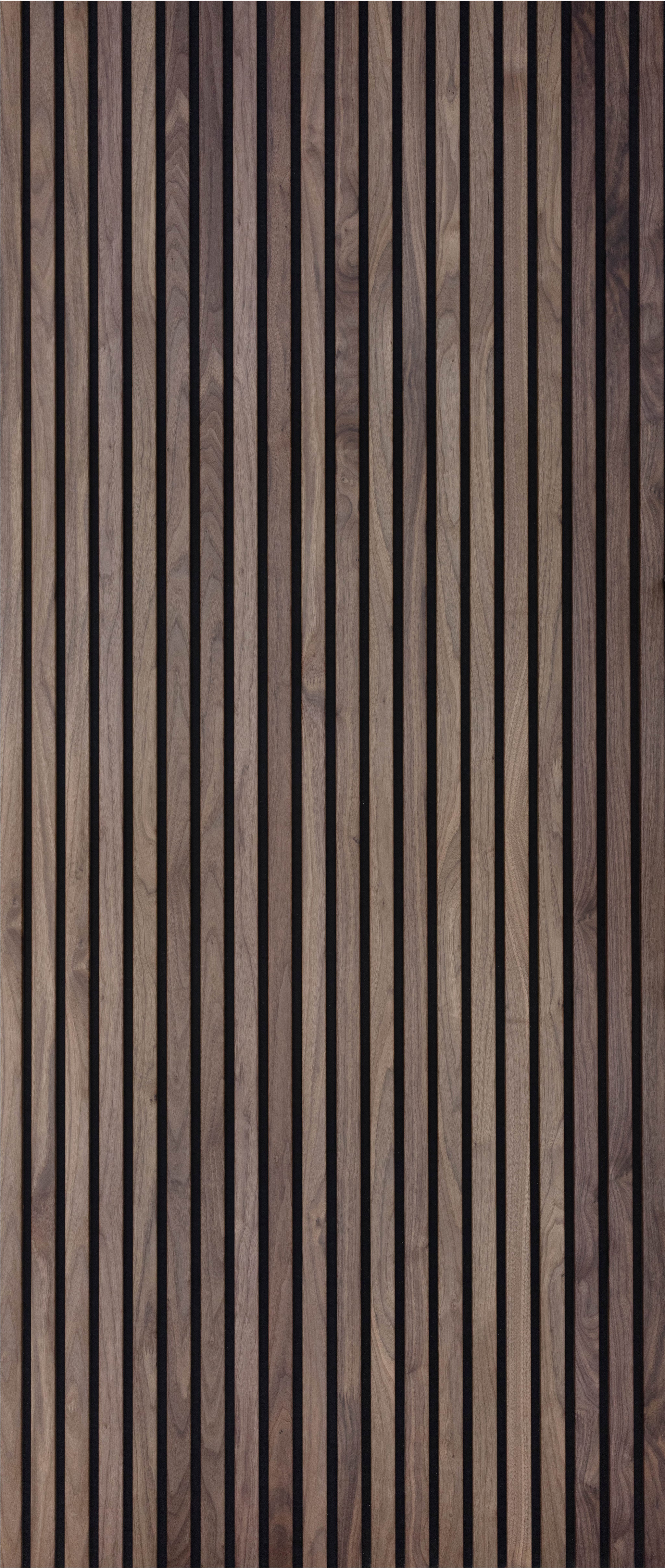 AFD Black Walnut Extra Wide Acoustic Slat Panels