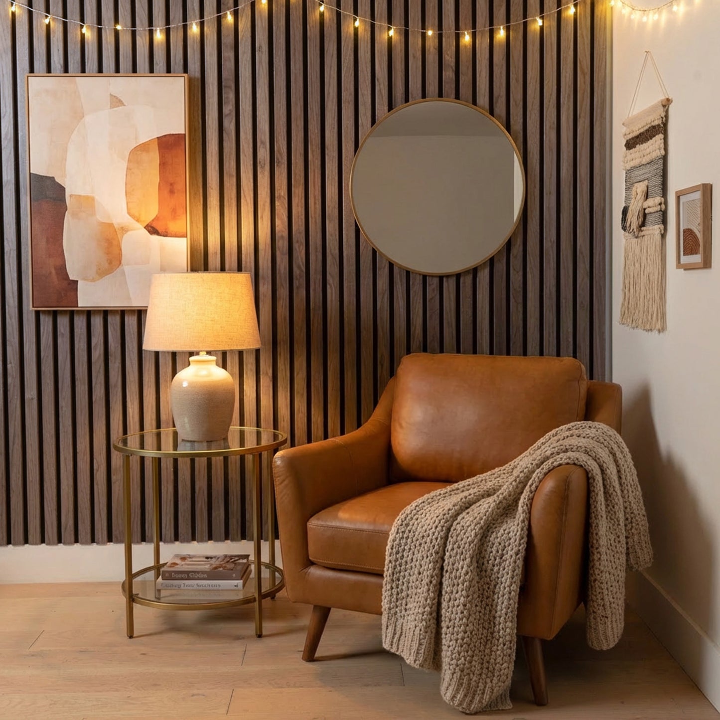 AFD Black Walnut Extra Wide Acoustic Slat Panels