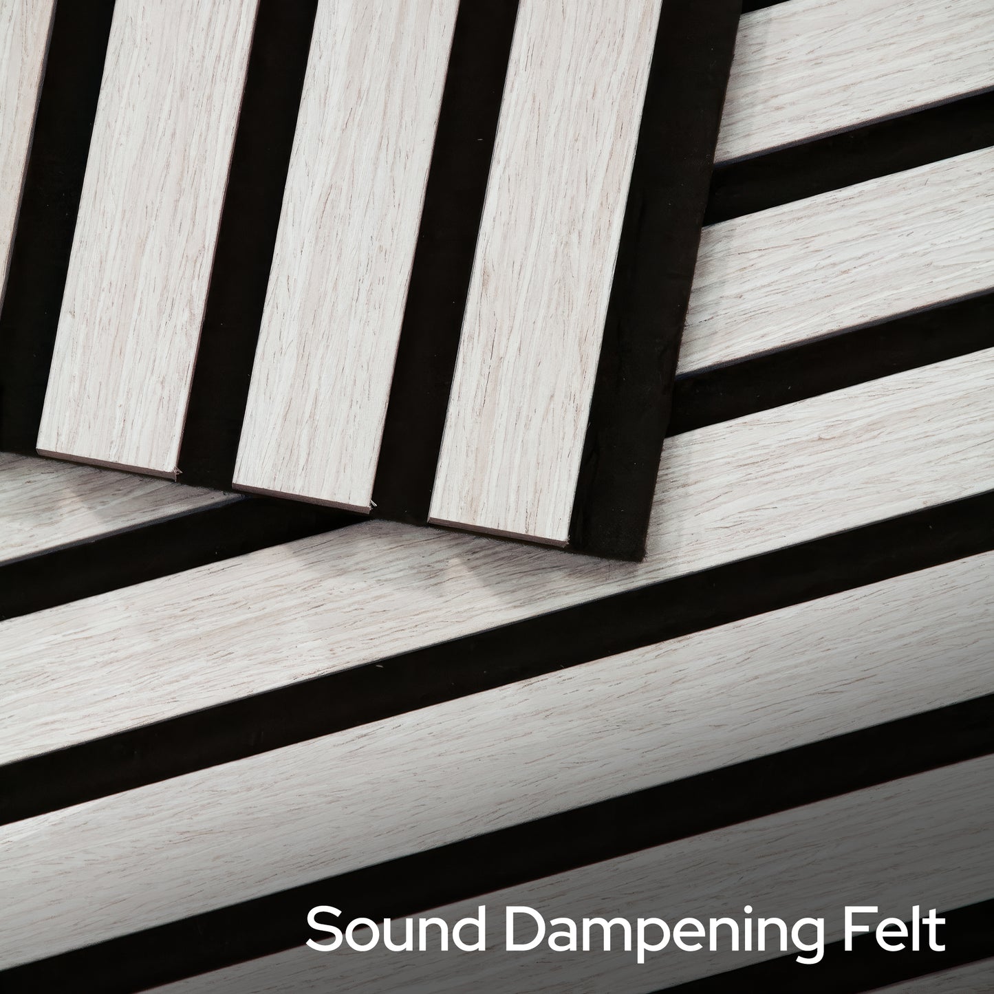 Beachfront Oak Acoustic Slat Tiles 23.6"