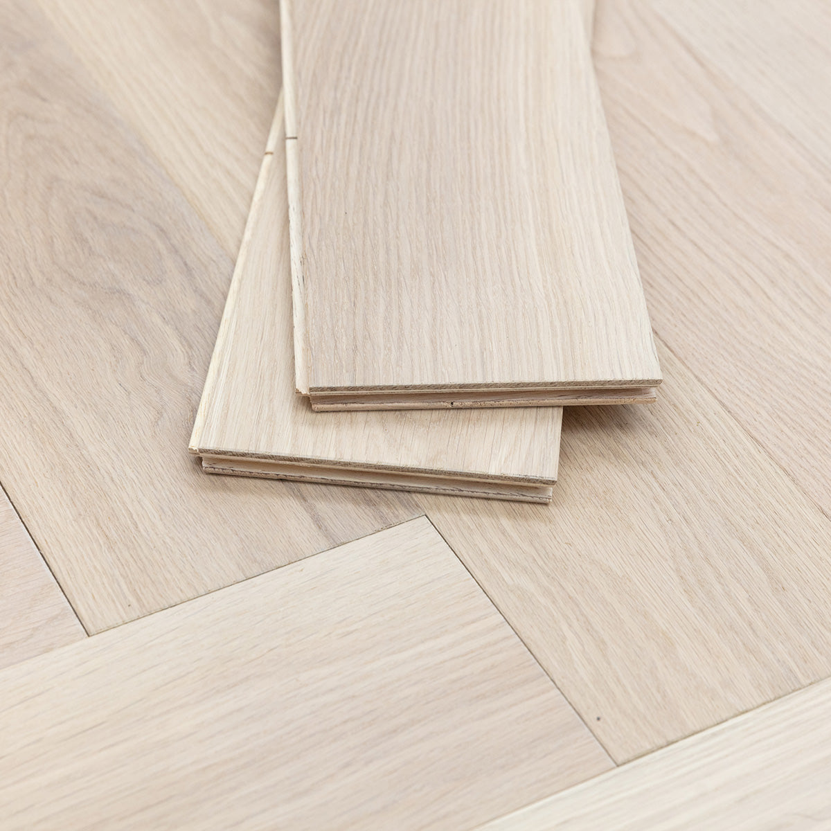 Kensington Herringbone White Oak