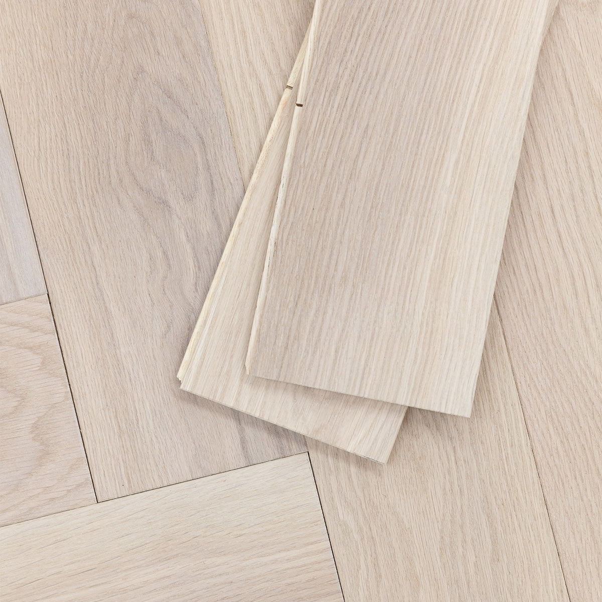 Kensington Herringbone White Oak