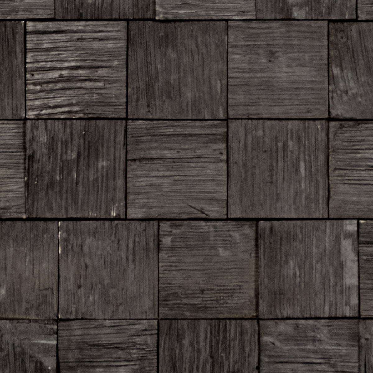Ebony Oak 3D Block Wall Panels