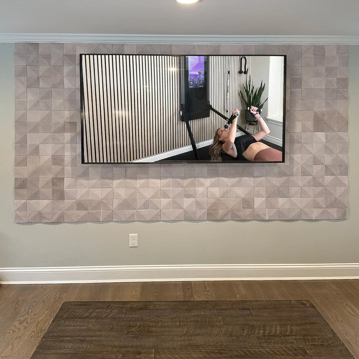 Polar Oak 3D Diamond Panels
