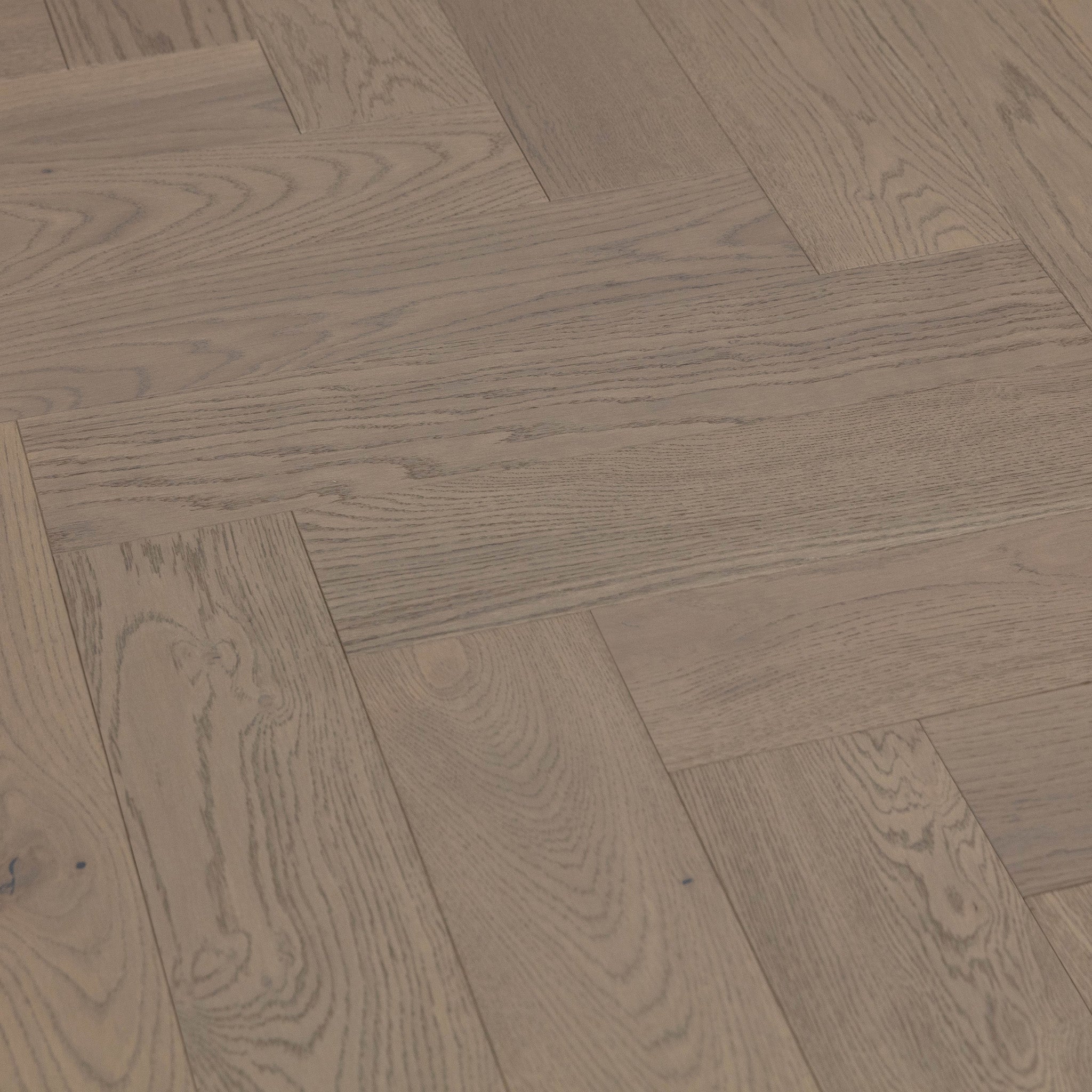 Driftwood Herringbone White Oak