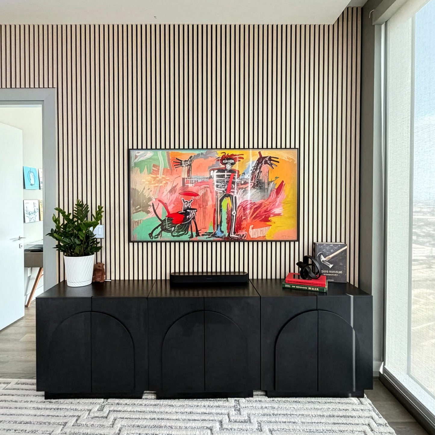 Garrison Natural Oak Acoustic Slat Panels