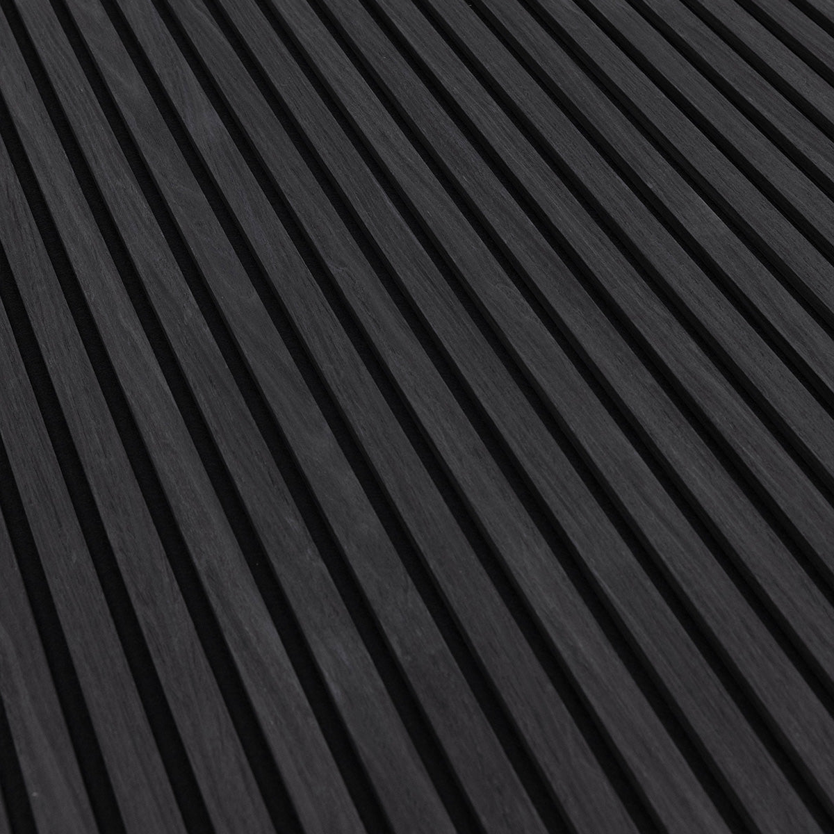 Graphite Oak Acoustic Slat Panels