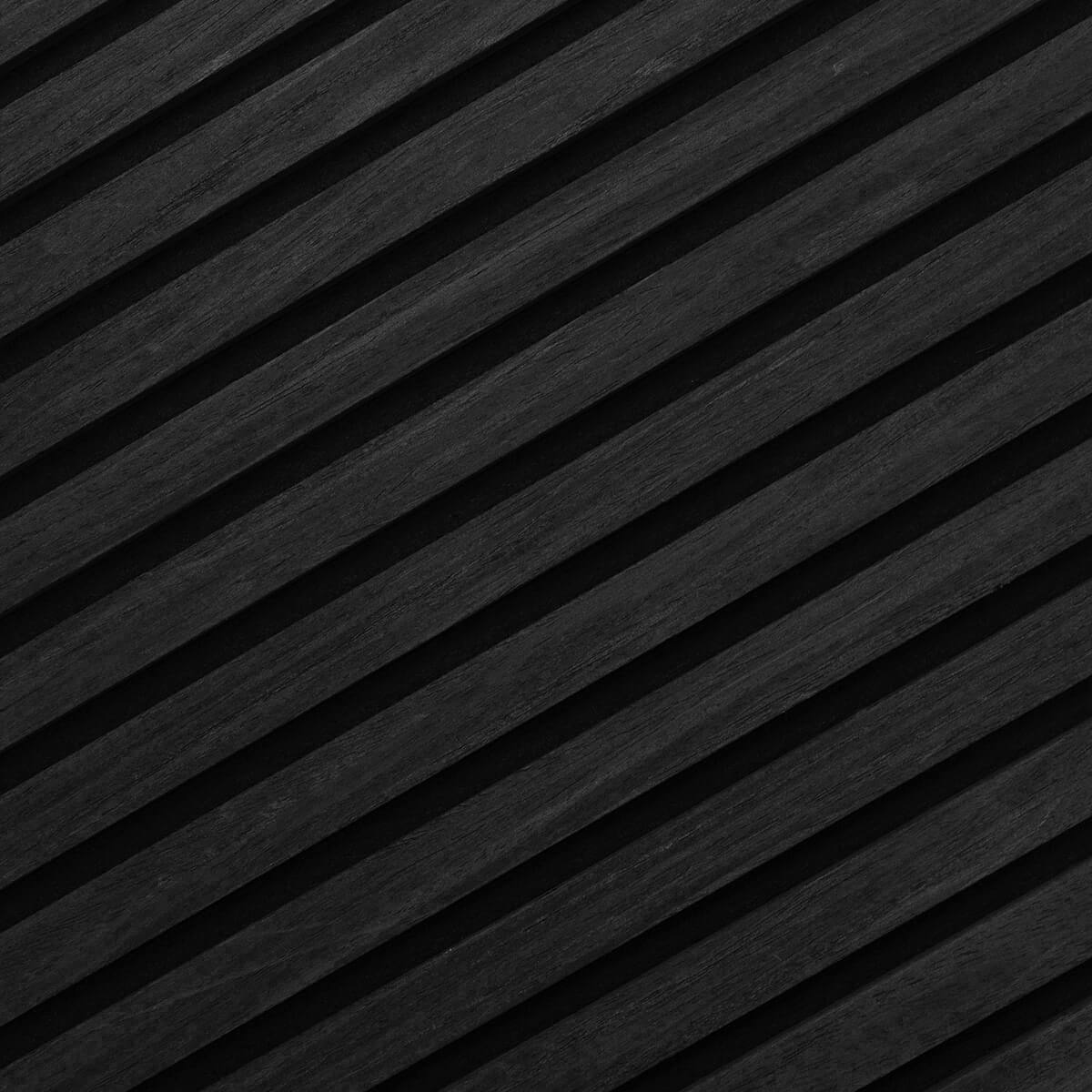 Noir White Oak Acoustic Slat Panels 120" Length