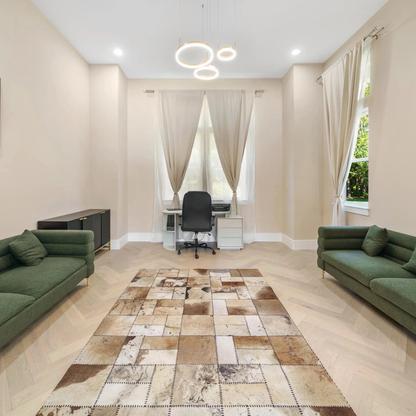 Ivory Herringbone White Oak
