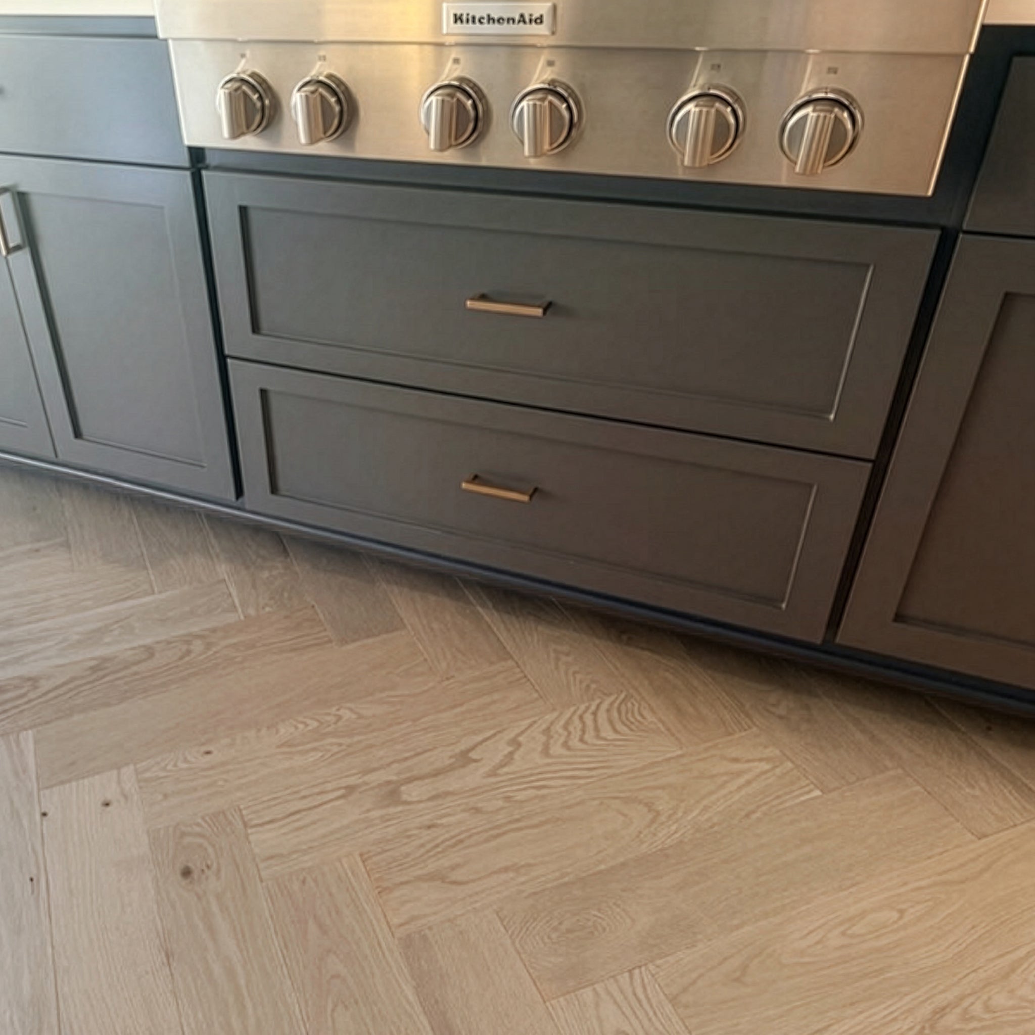 Coastal Herringbone White Oak
