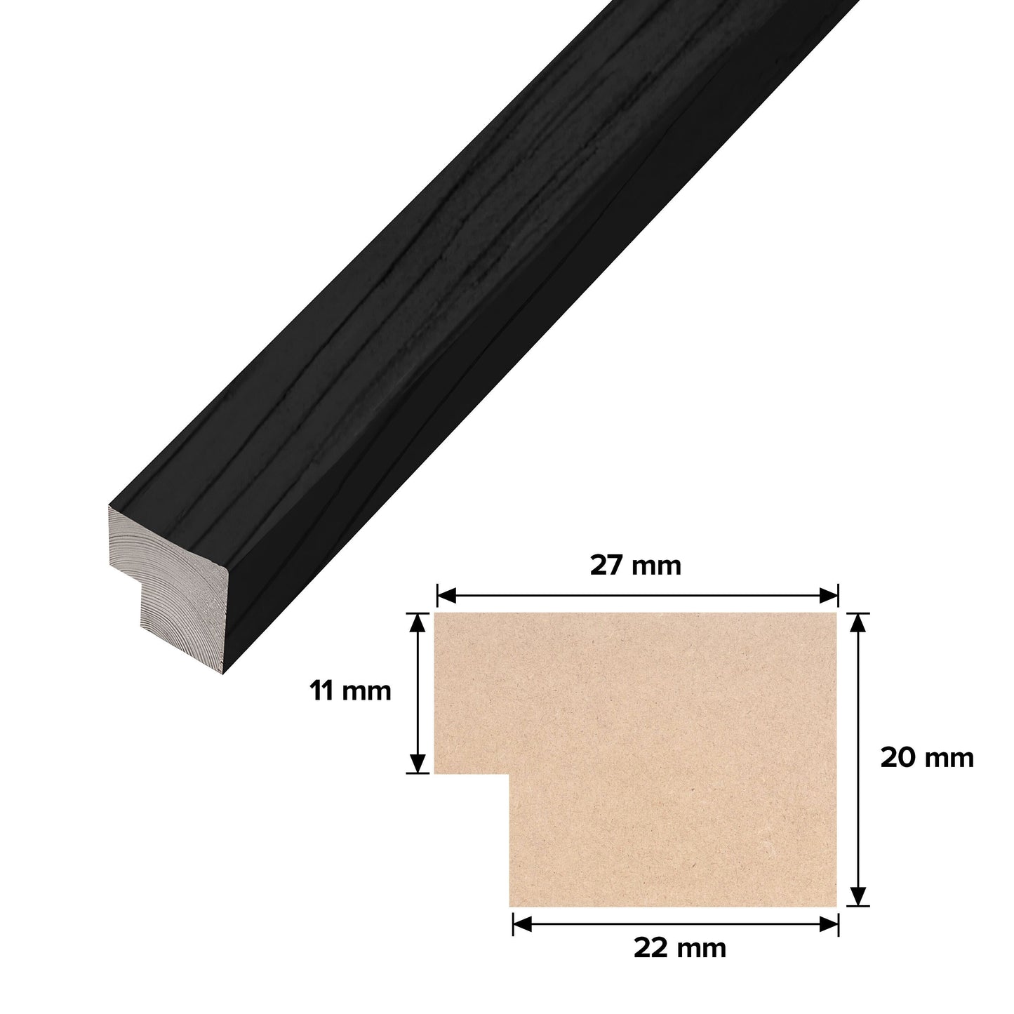 Noir Oak Trim