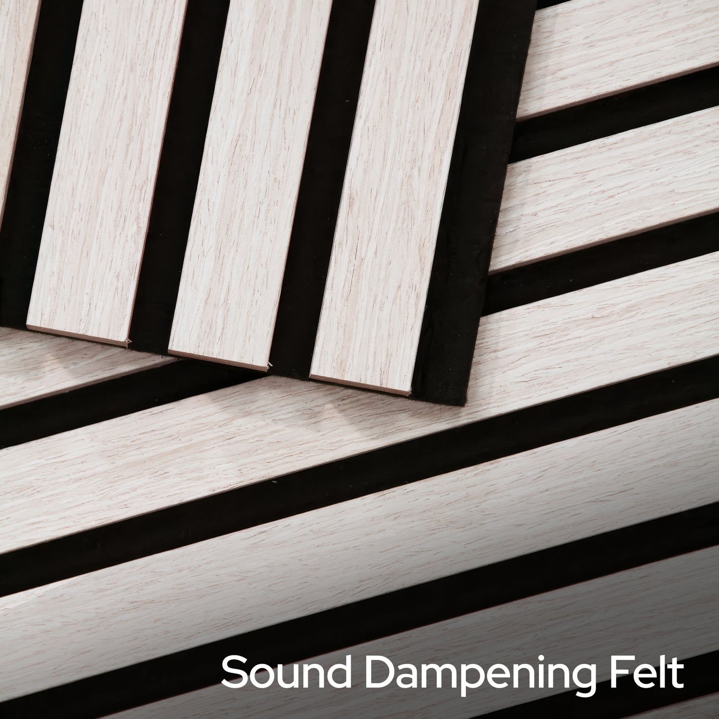Garrison Ivory Oak Acoustic Slat Panels