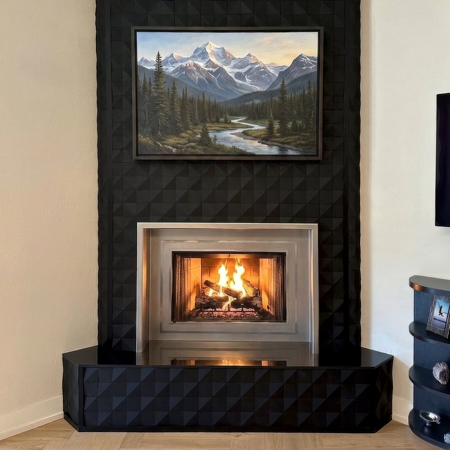 Onyx Oak 3D Diamond Panels
