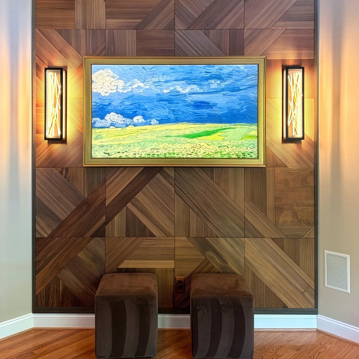 Natural Walnut Forma Wood Tiles