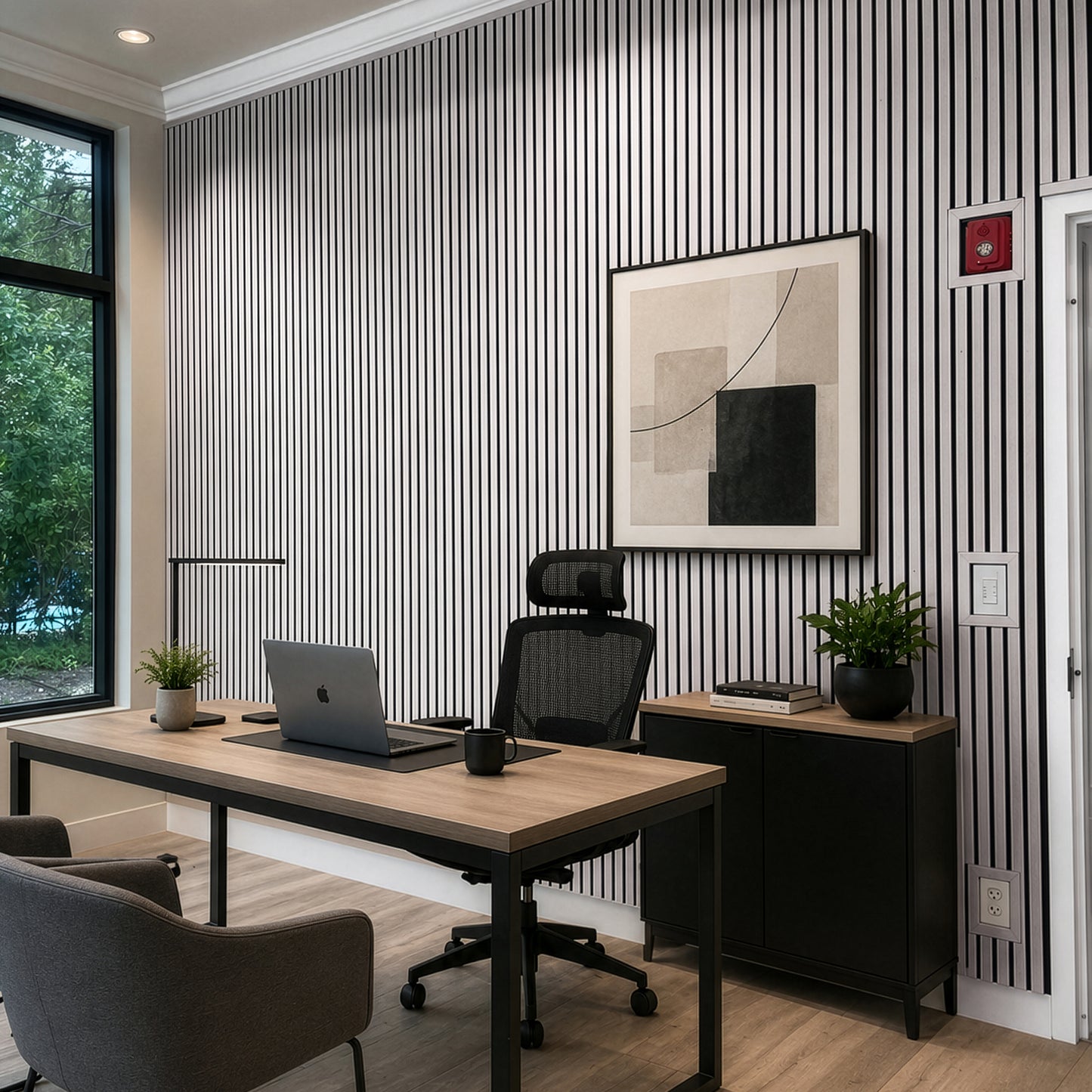 Beachfront Oak Acoustic Slat Panels