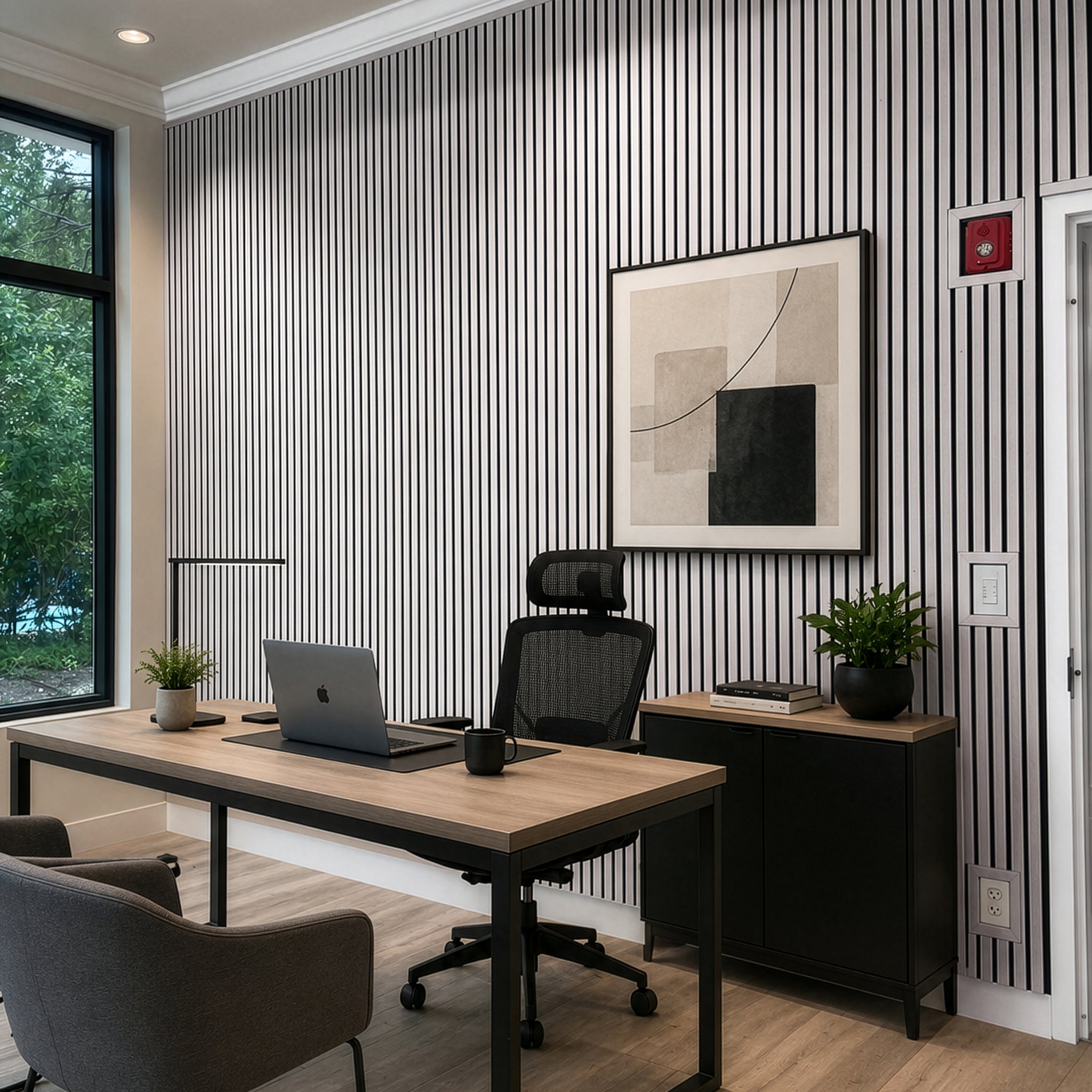 Beachfront Oak Acoustic Slat Panels