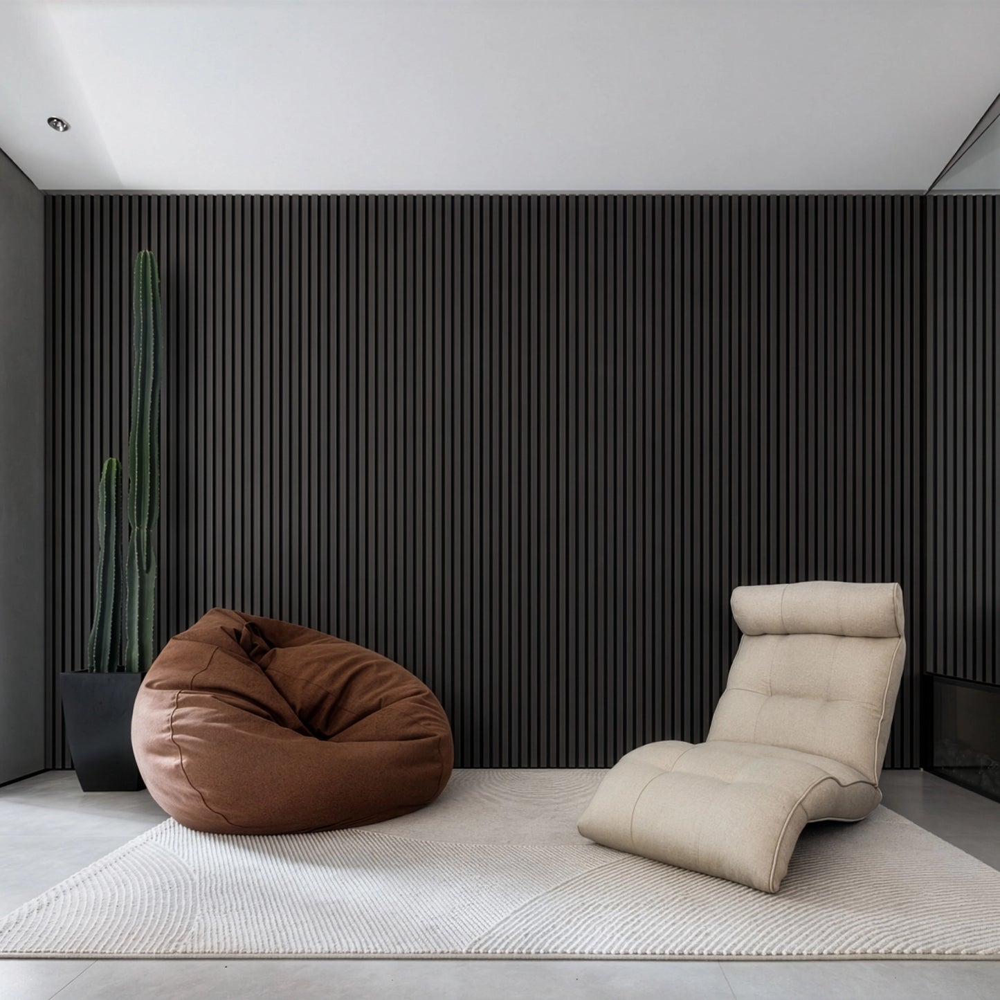 AFD Luxury Black Oak Acoustic Slat Panels
