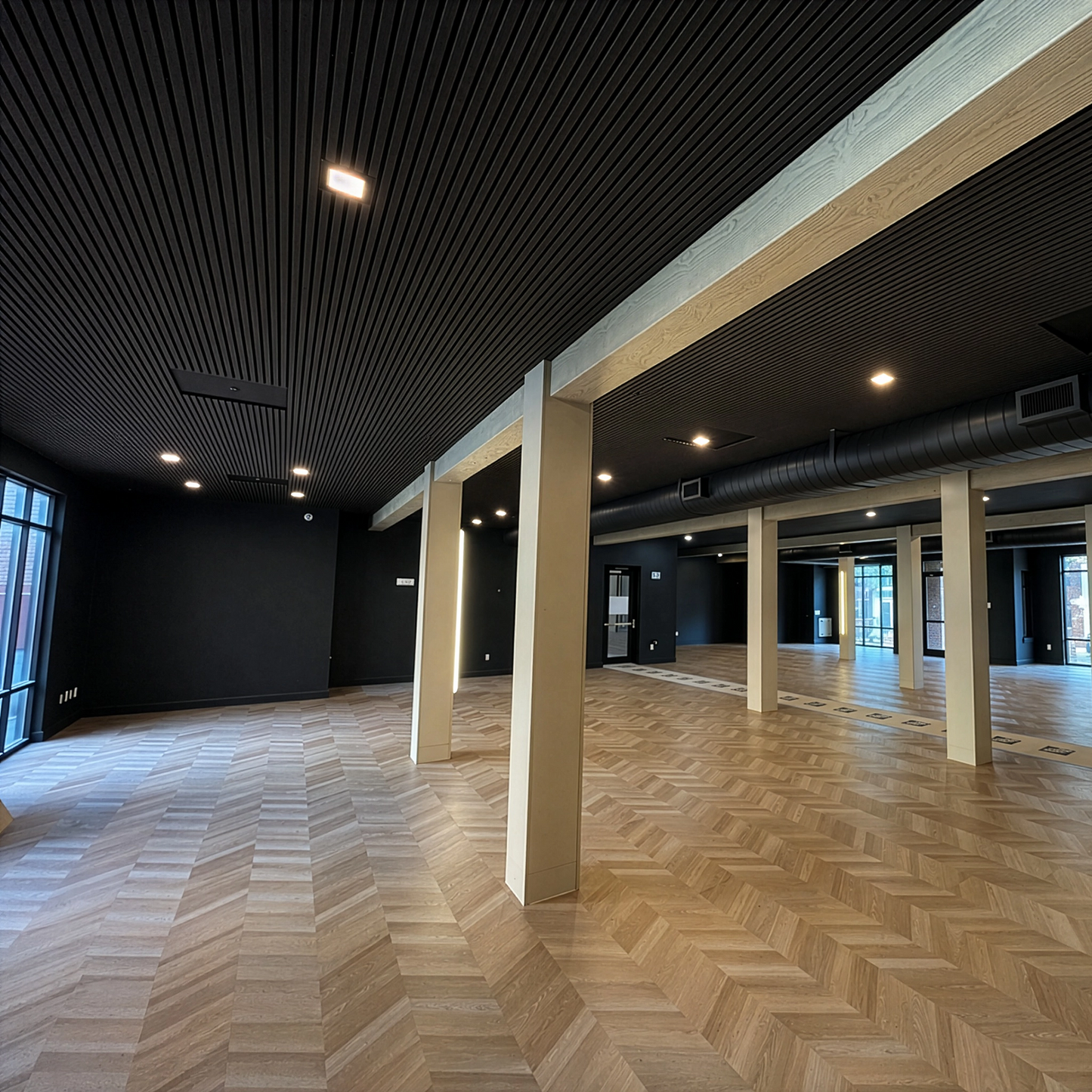AFD Luxury Black Oak Acoustic Slat Panels