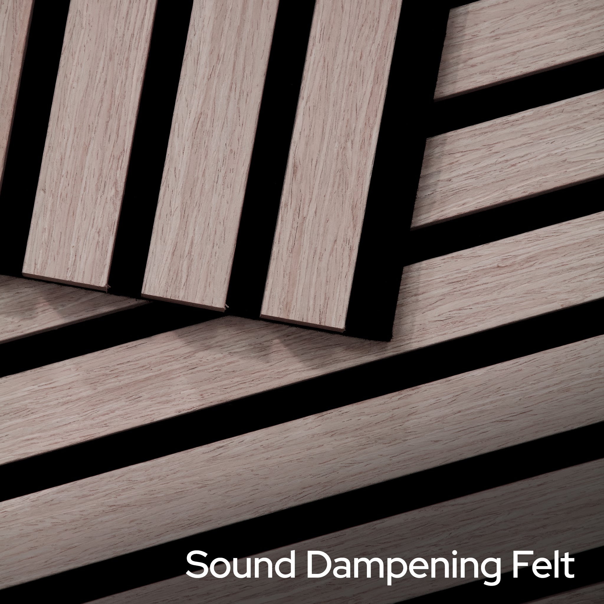 Leather Oak Acoustic Slat Panels
