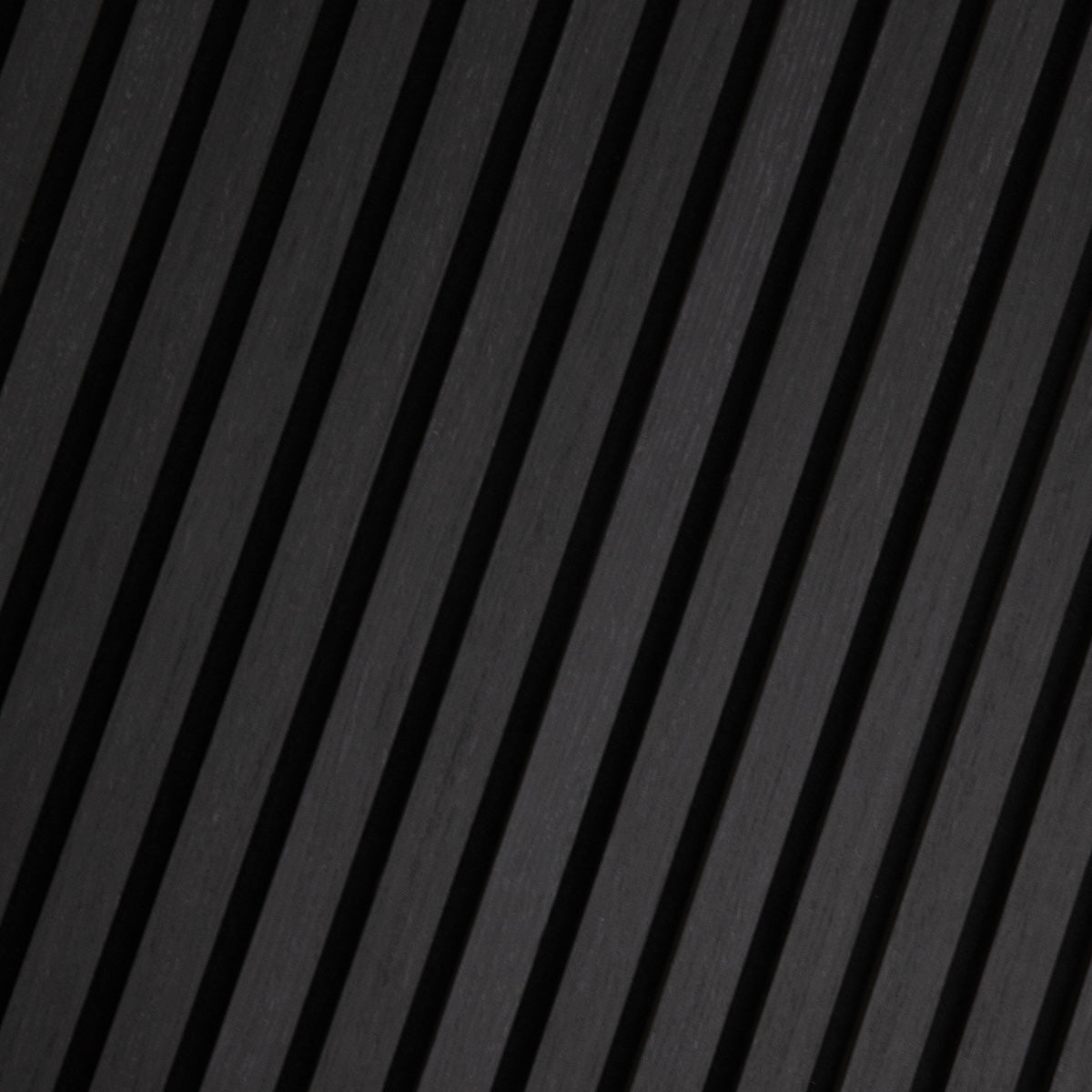 Luxury Black Oak Acoustic Slat Panels 108.2" Length