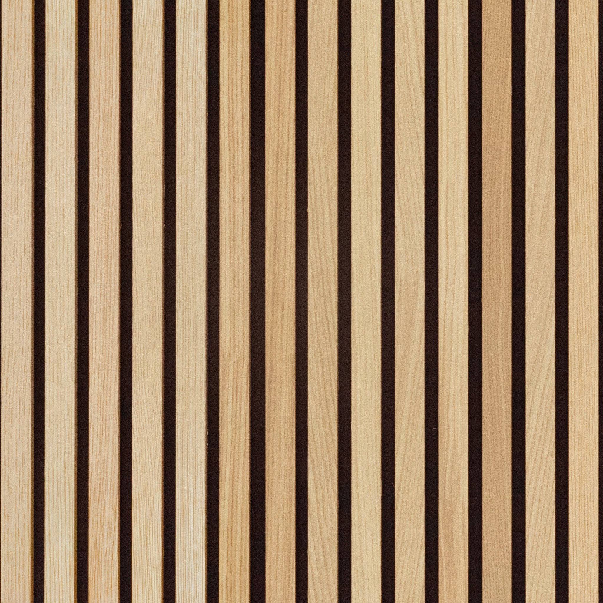 Natural Oak Acoustic Slat Panels 118" Length
