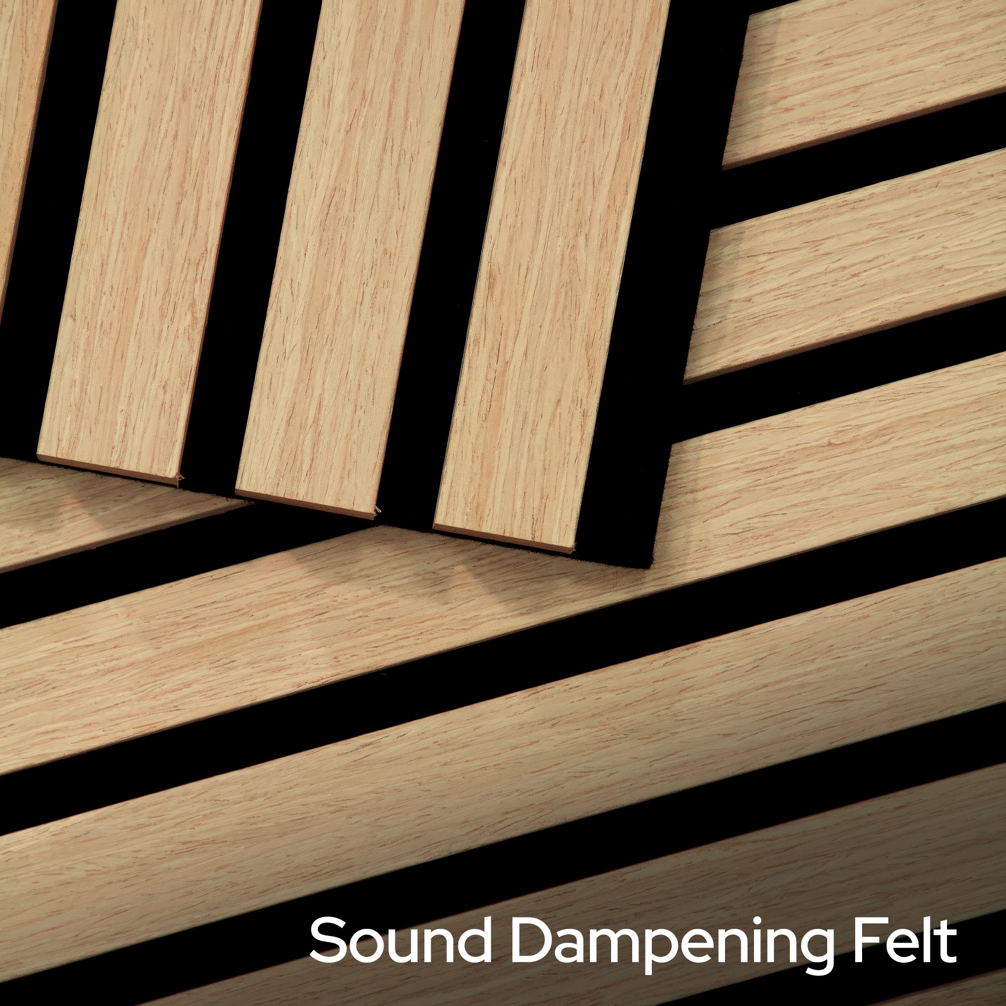 Natural Oak Acoustic Slat Panels