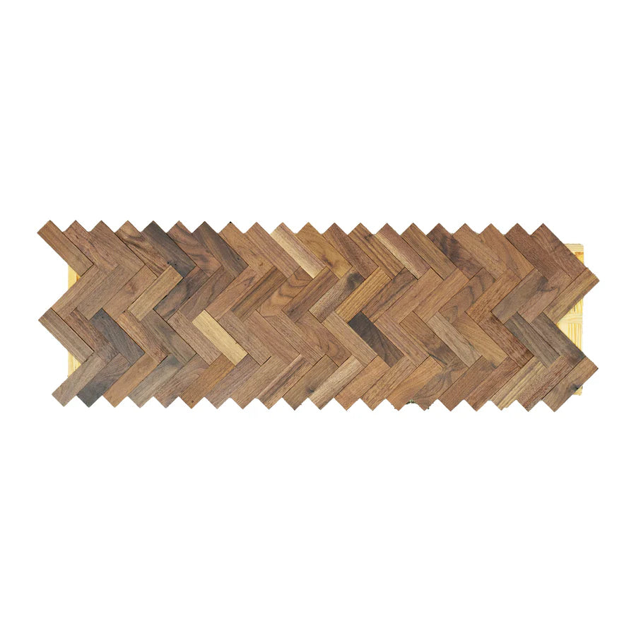 3D Natural Herringbone Walnut