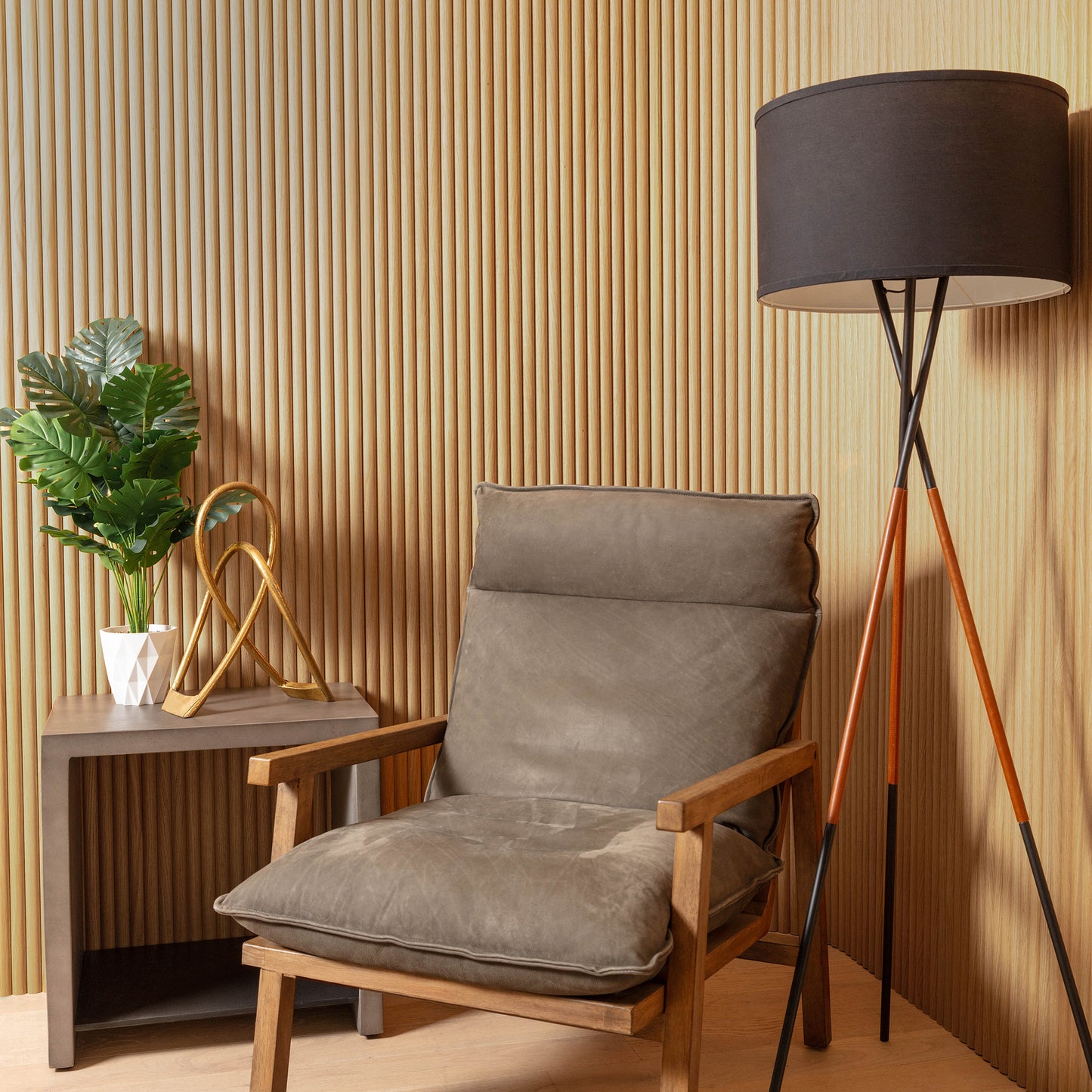 Natural Oak Flexible Tambour Panels